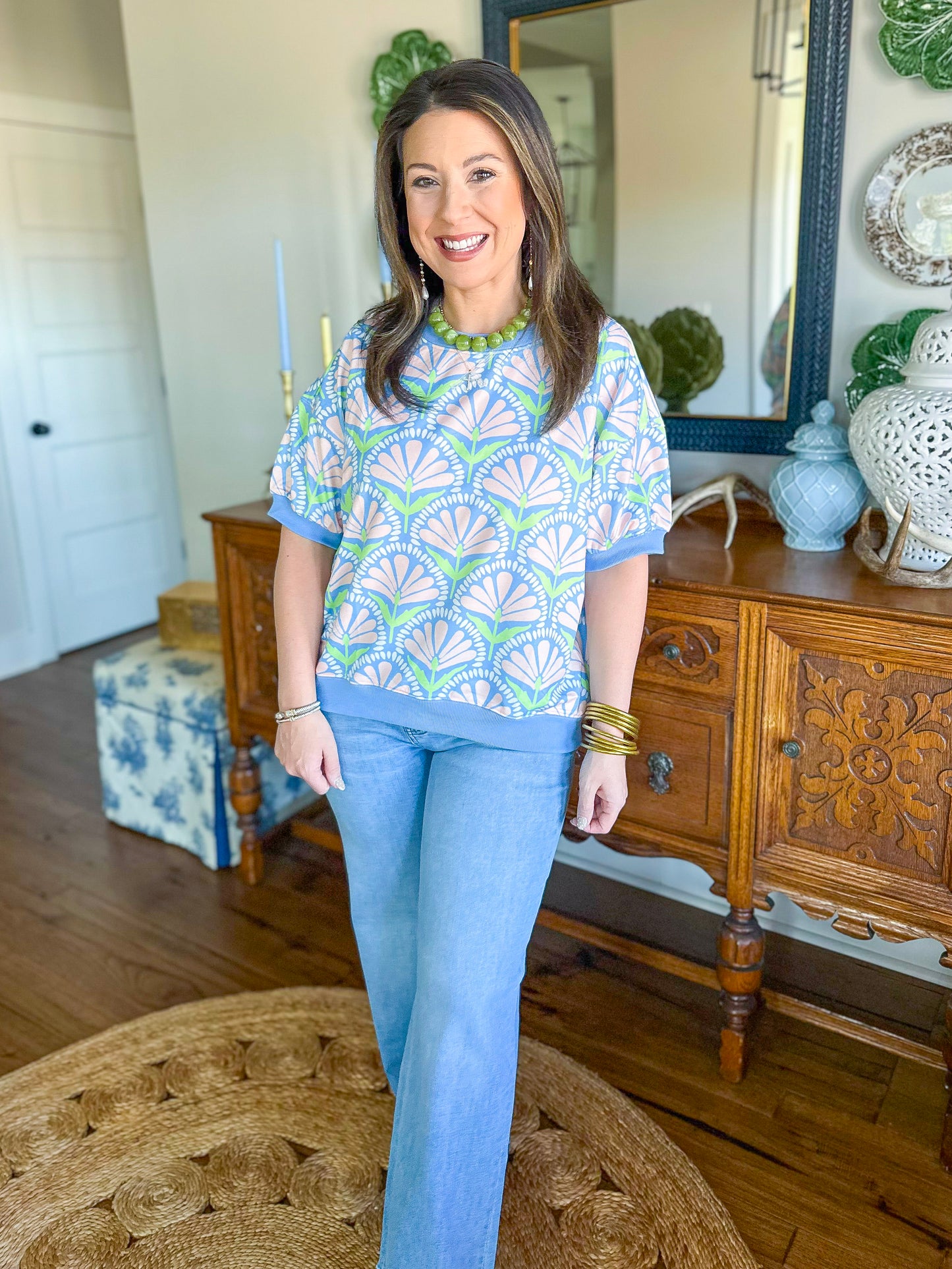 Sarah High-Rise Trouser Hem Jeans