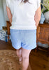 The Sutton Chambray Pull-on Shorts
