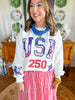 Americana Patchwork Sweatshirt