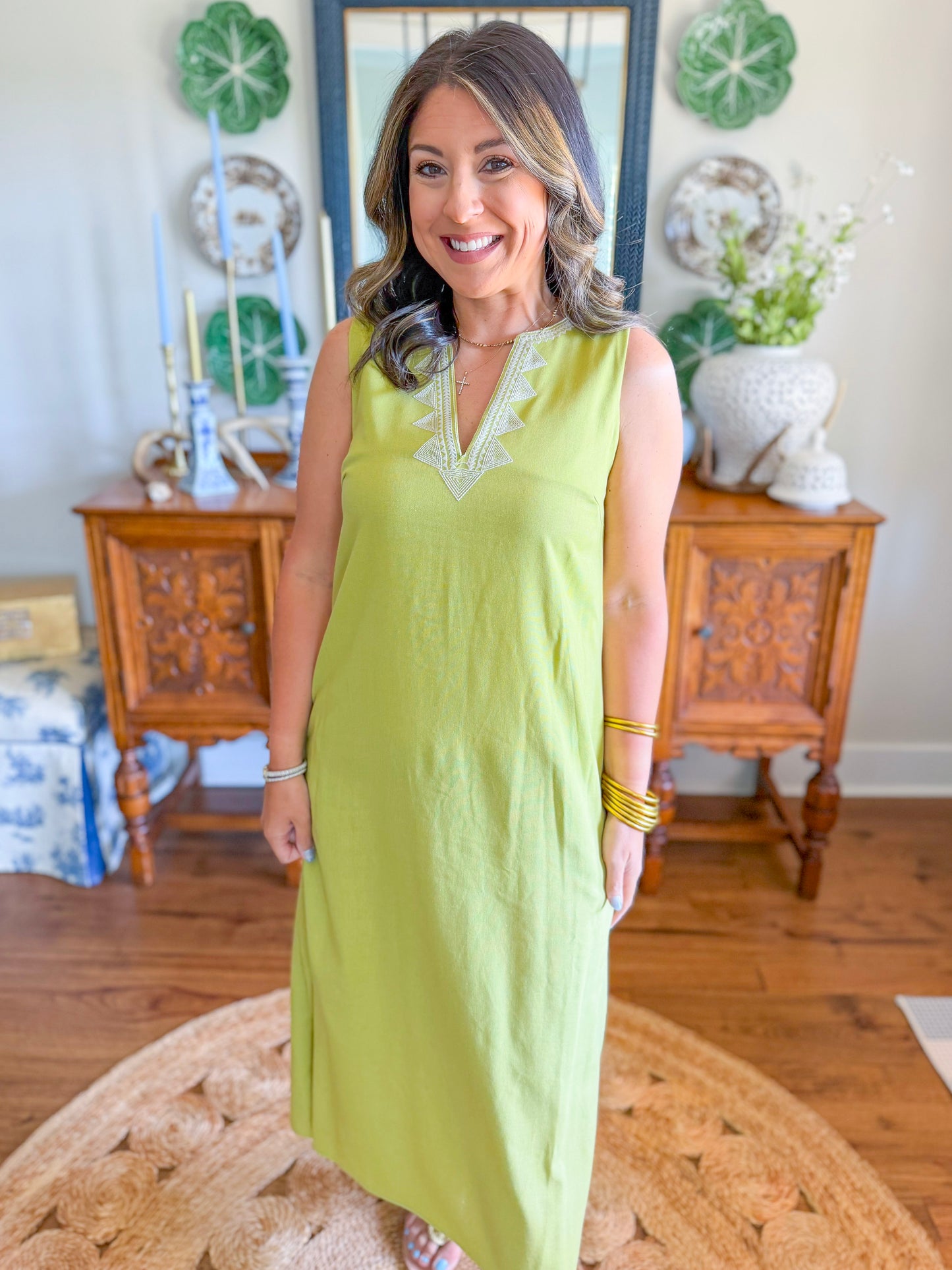 Citrus Coast Maxi Dress
