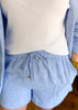 The Sutton Chambray Pull-on Shorts