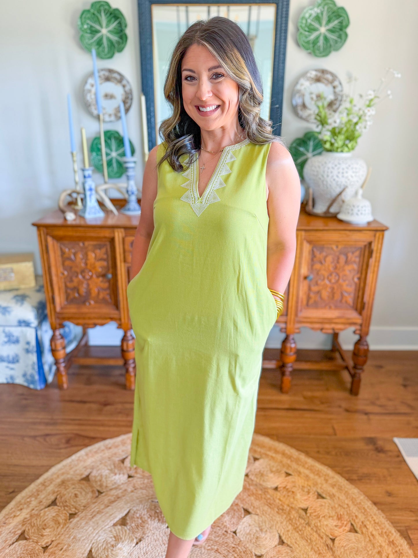 Citrus Coast Maxi Dress