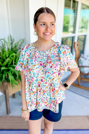 Summer Delight Floral Top