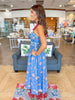 Look Here Floral Maxi in Blue