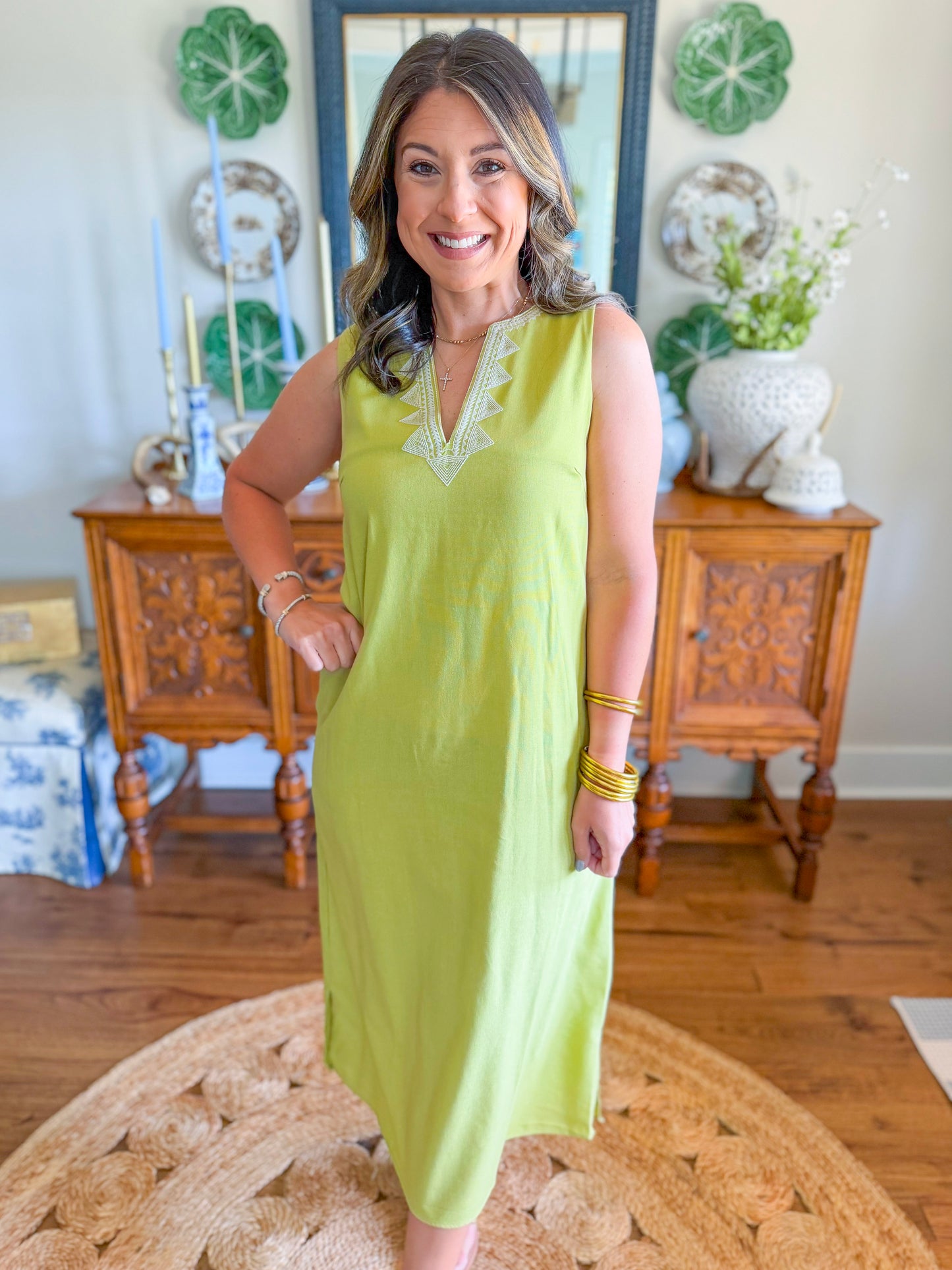Citrus Coast Maxi Dress