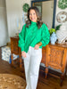 The Presley Top in Green