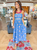 Look Here Floral Maxi in Blue