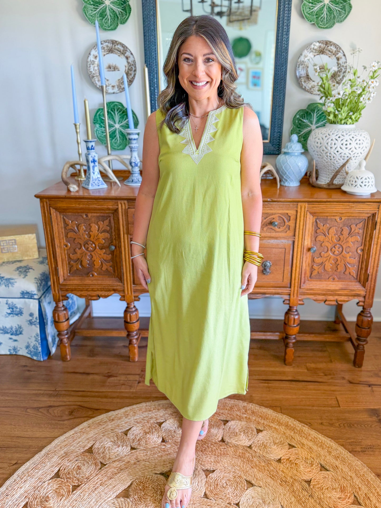 Citrus Coast Maxi Dress
