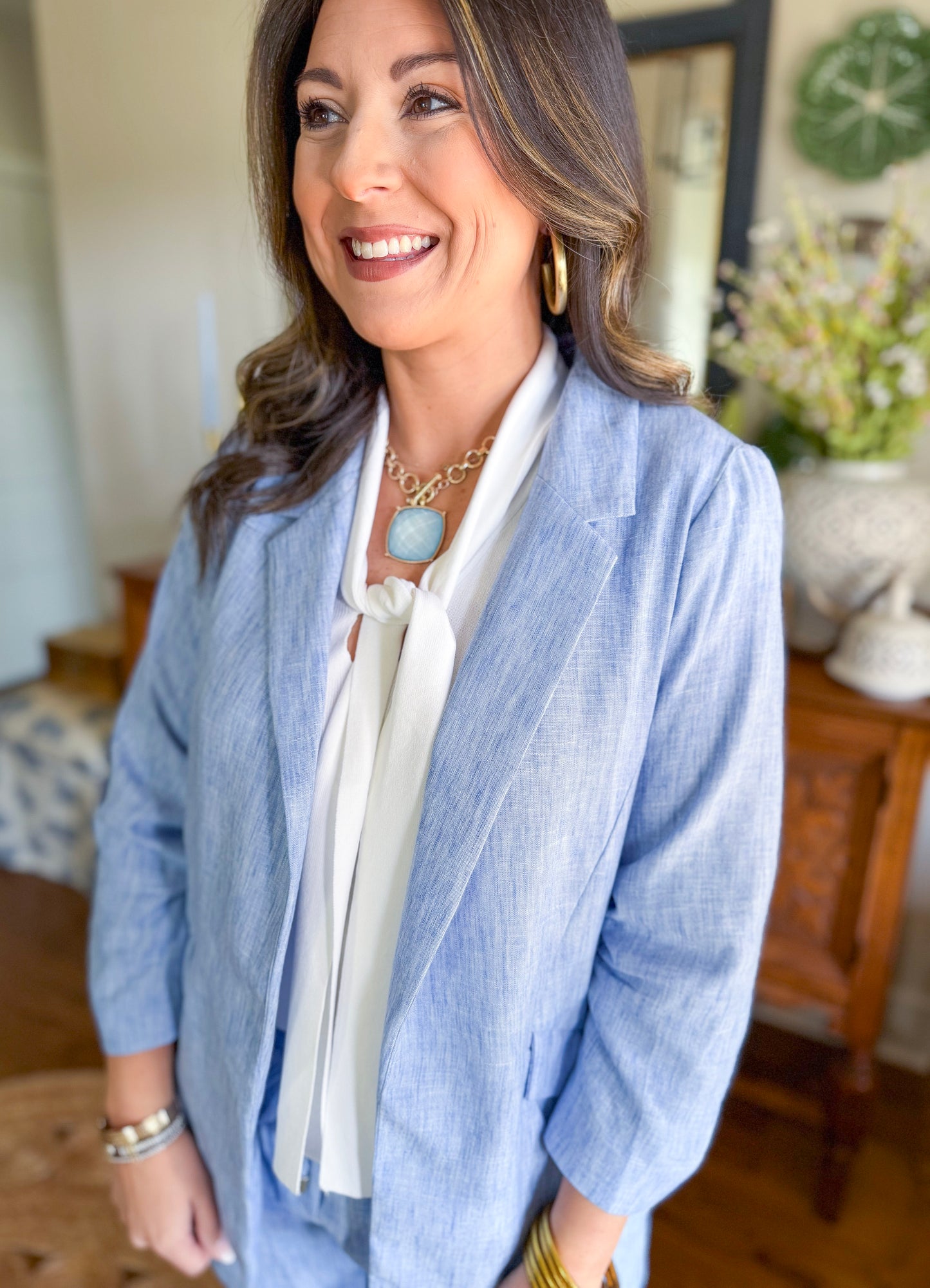 The Sutton Chambray Blazer