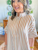 Weekend in Capri Midi Dress in Taupe