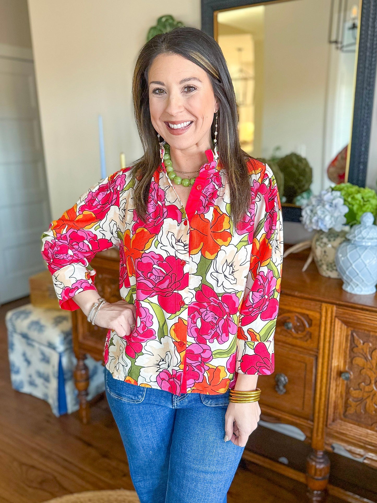 The Hibiscus Club Top