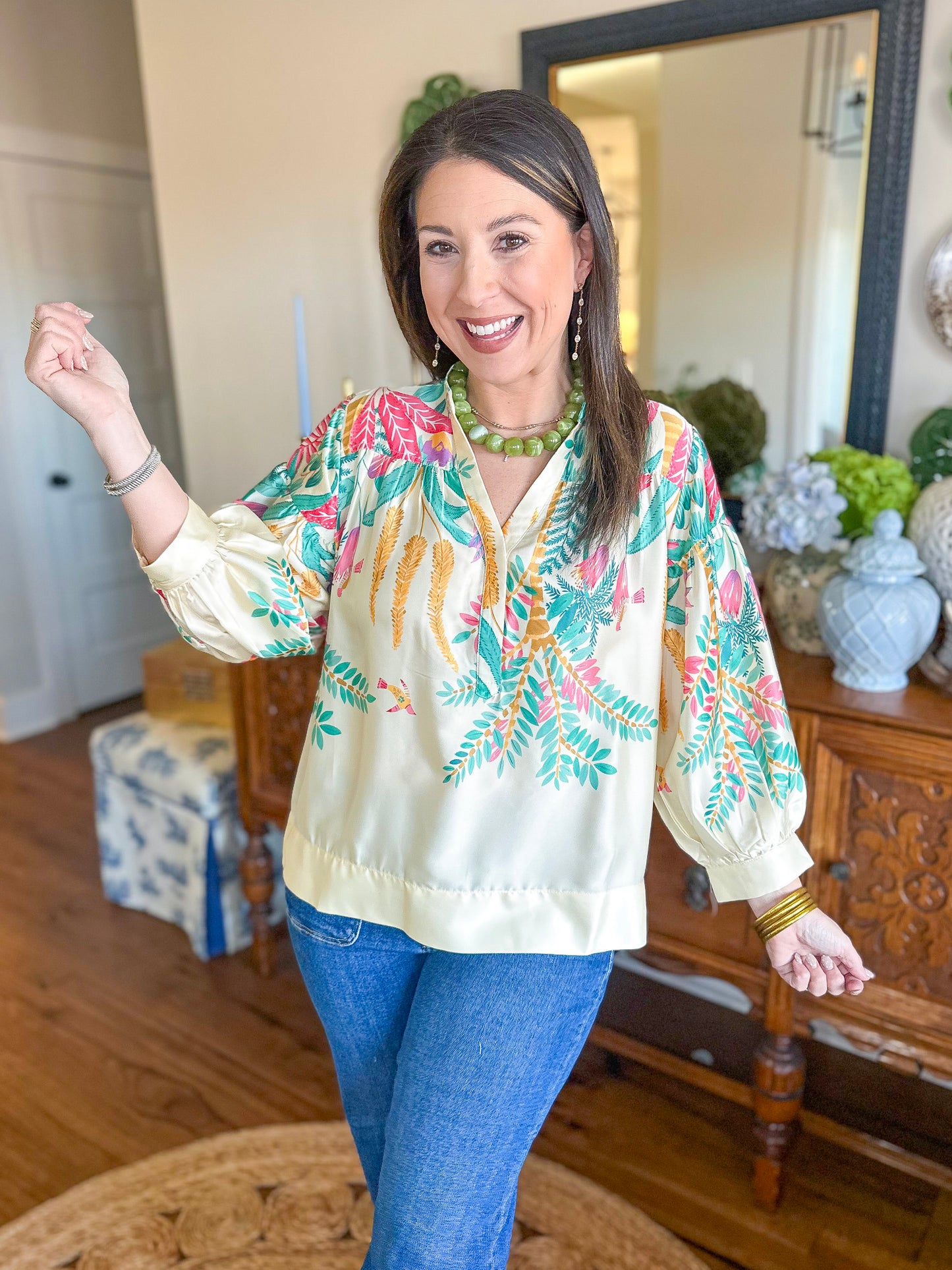 The Palm Grove Blouse