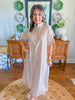 Weekend in Capri Midi Dress in Taupe