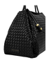 Katie Loxton | Nova Hand Woven Large Shoulder Bag in Black
