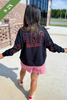 The Georgia Sequin Boxy Sweatshirt