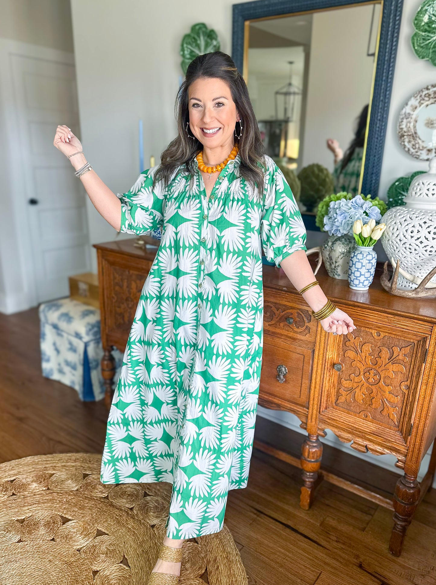Sunshine Tienda | Viridian Tile Oasis Dress