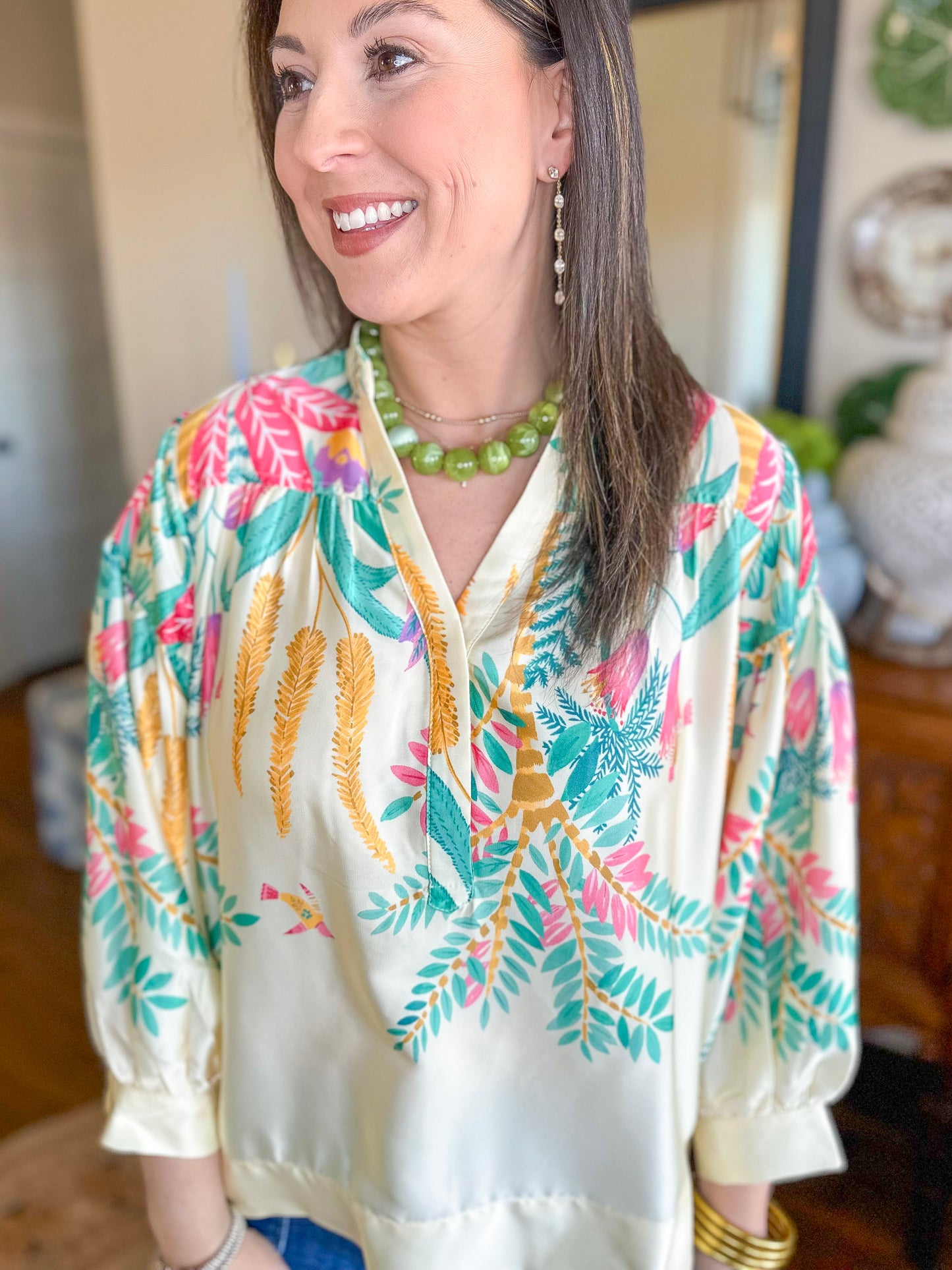 The Palm Grove Blouse