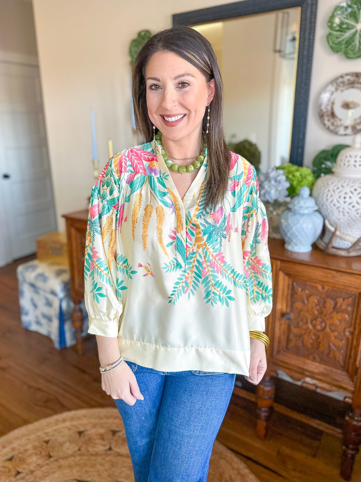 The Palm Grove Blouse
