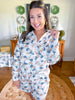 Local Girl | Velvet Fleece Quarter-Zip in Forest Camo Flora
