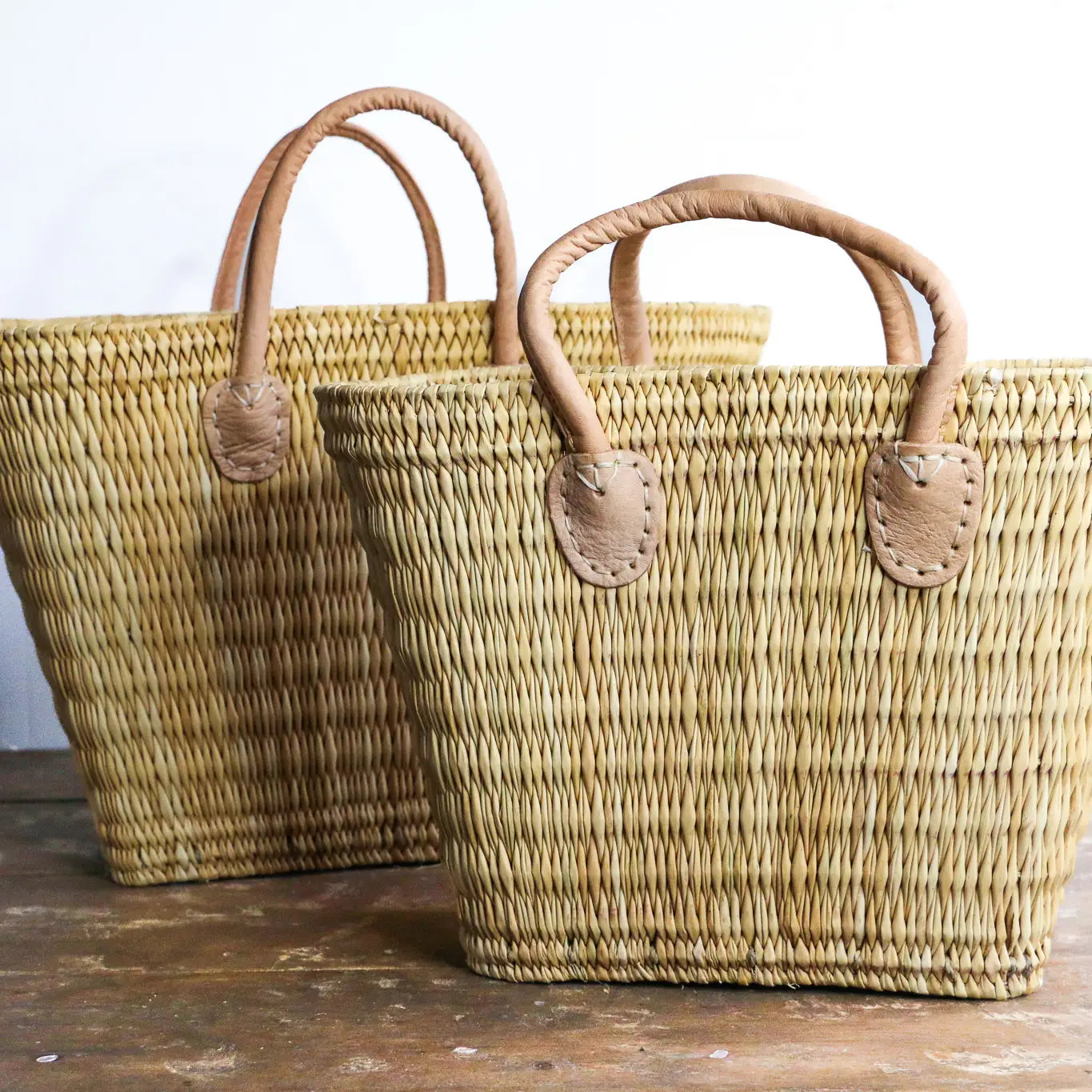 Keystone Straw Tote- Medium