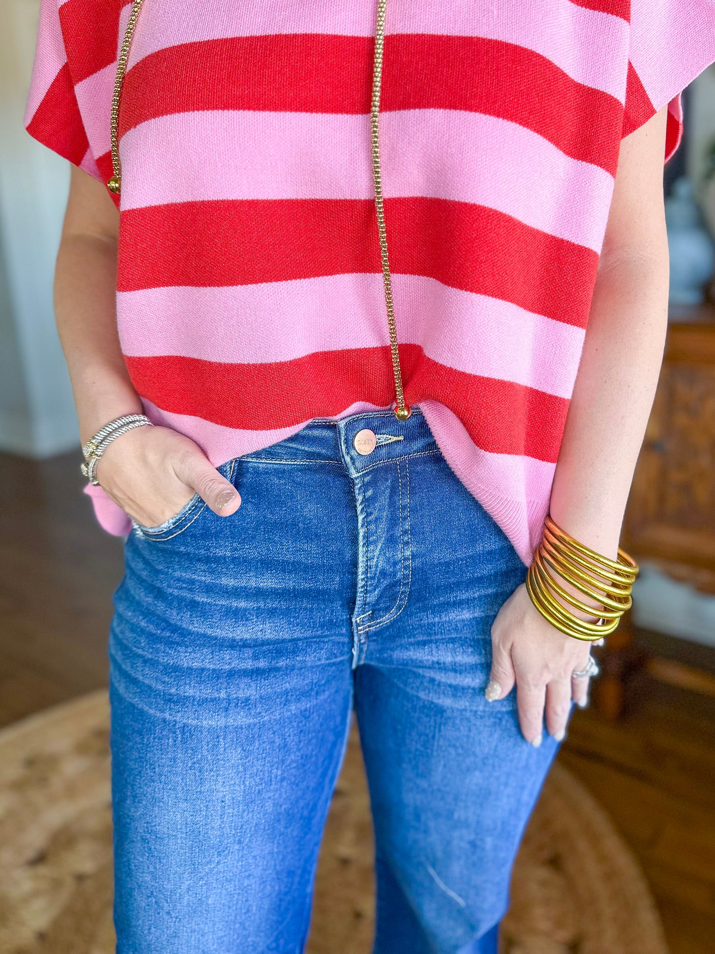 Hallie High-Rise Tummy Control Straight Jeans