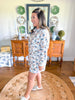 Local Girl | Velvet Fleece Shorts in Forest Camo Flora