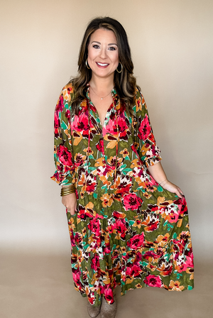 Chasing After You Tiered Midi Dress