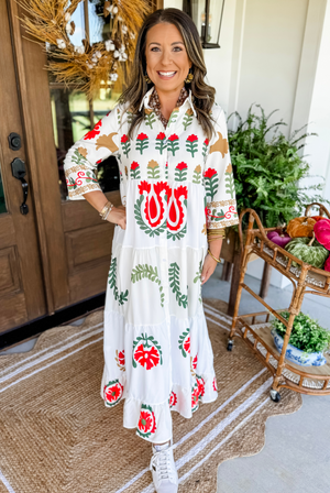 The Charlotte Floral Maxi Dress