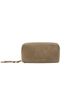 Katie Loxton | Soho Suedette Medium Makeup & Toiletry Bag in Taupe