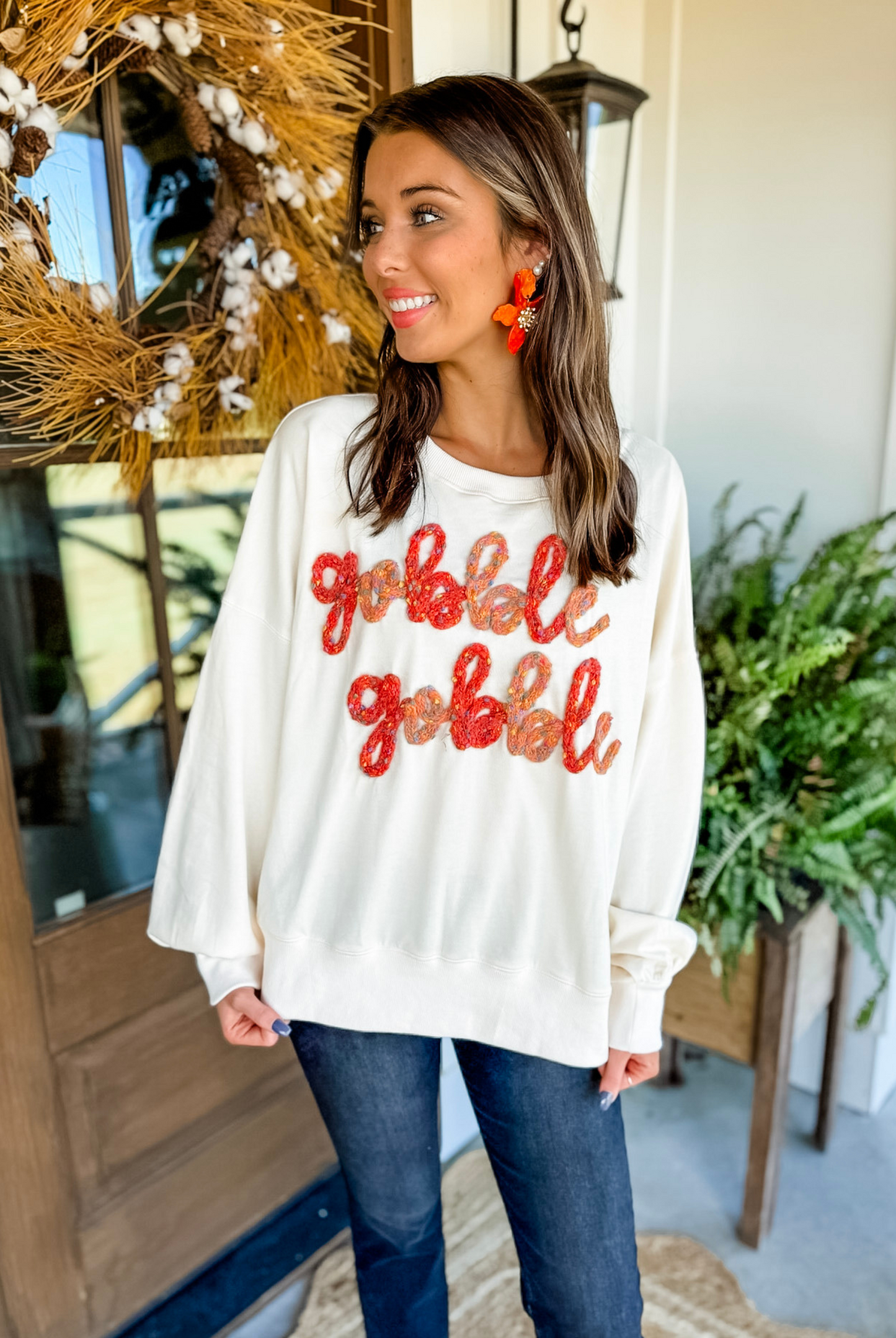 Gobble Gobble Oversized Sweatshirt