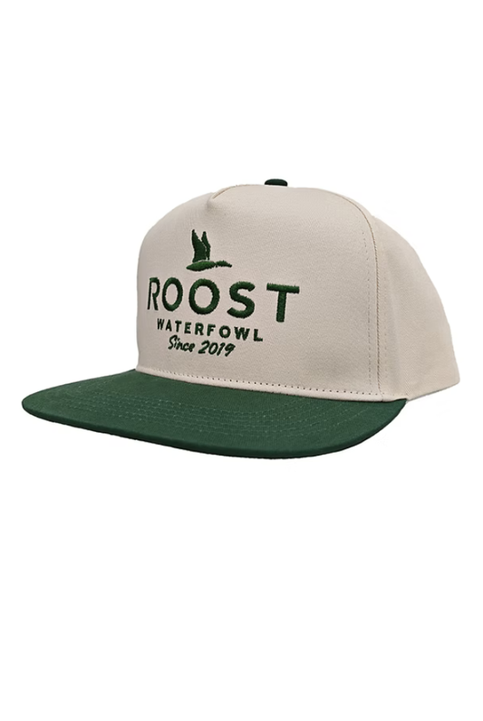 Roost | Roost Canvas Green Logo Hat