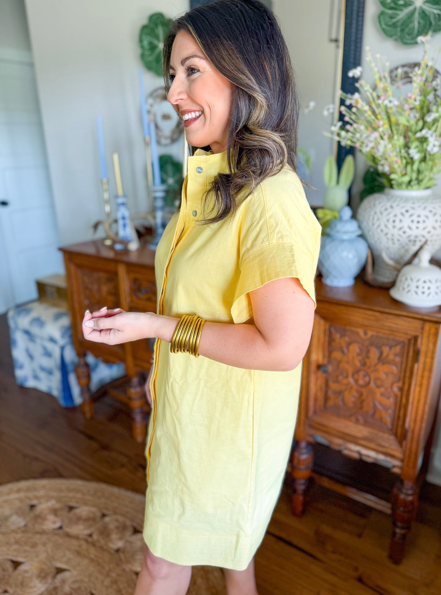 The Middleton Dress in Yellow