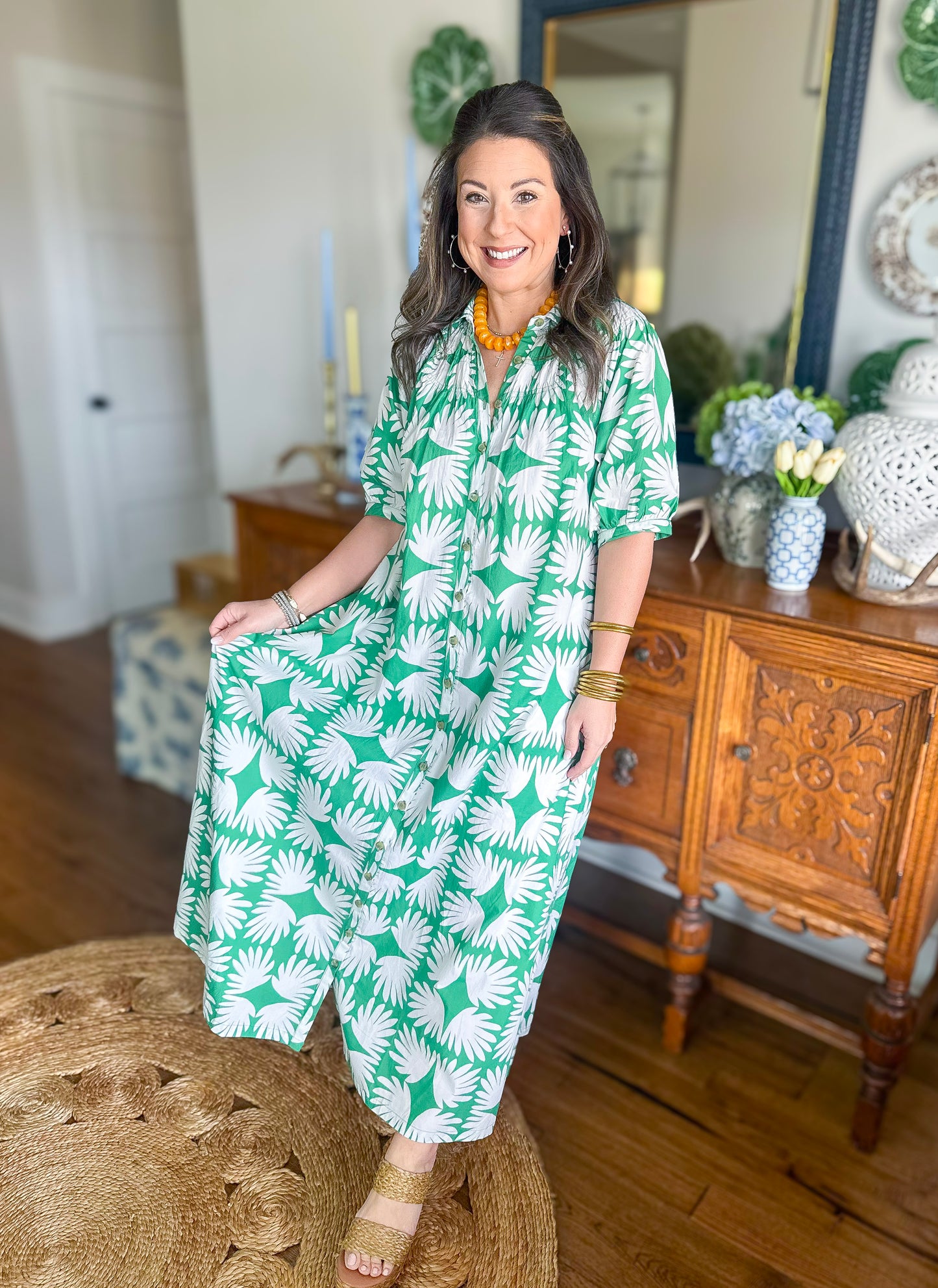 Sunshine Tienda | Viridian Tile Oasis Dress