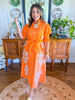 Victoria Dunn Kiawah Dress in Tangerine