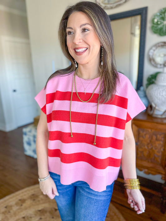 The Rosalie Stripe Knit Top