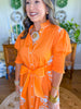 Victoria Dunn Kiawah Dress in Tangerine