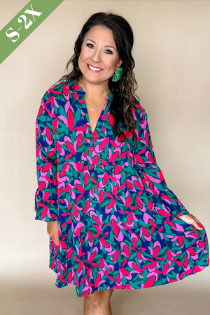 Morgan Forget Me Not Dress in Pink