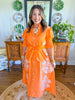 Victoria Dunn Kiawah Dress in Tangerine