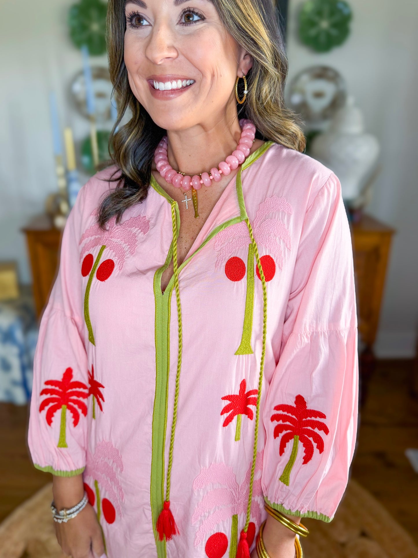 Victoria Dunn Esme Dress in Pink Petals