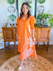 Victoria Dunn Kiawah Dress in Tangerine
