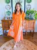 Victoria Dunn Kiawah Dress in Tangerine