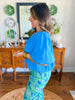 Cloud Nine Bubble Top in Blue