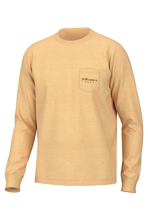 Southern Point SHADOW GREYTON LONG SLEEVE TEE in Honey Gold