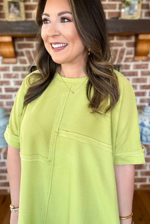 Elevated Essential Top in Lime