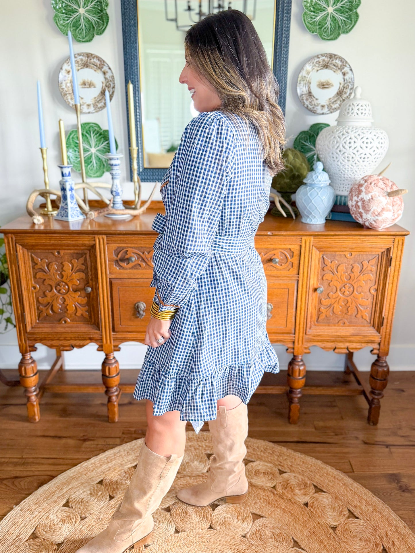 Huntington Check Dress