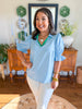 Mary Square | Jessica Top in Light Blue