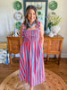 Liberty Stripe Midi Dress
