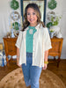 The Easy Escape Stripe Top in Taupe