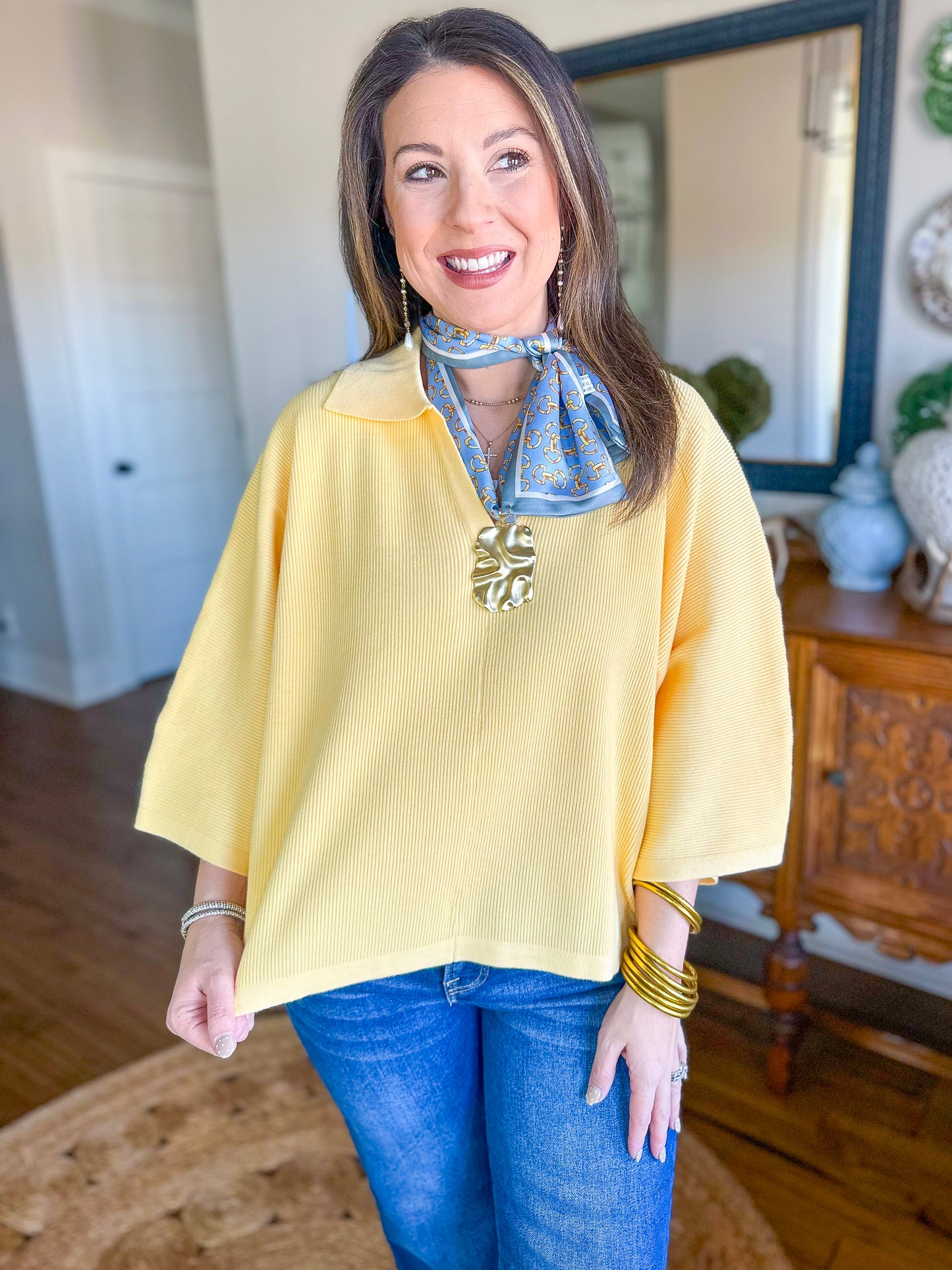 The Marlowe Knit Sweater in Butter