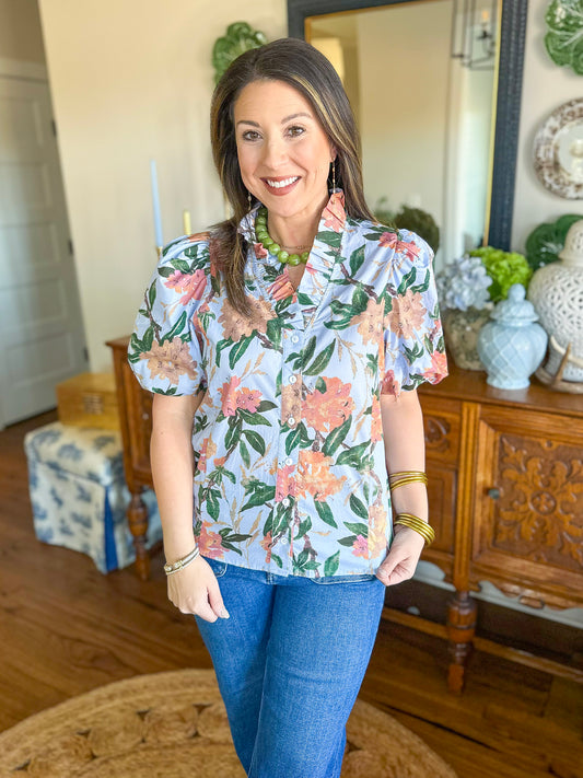 The Vera Floral Top